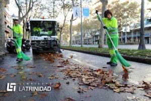 limpieza de espacios abiertos