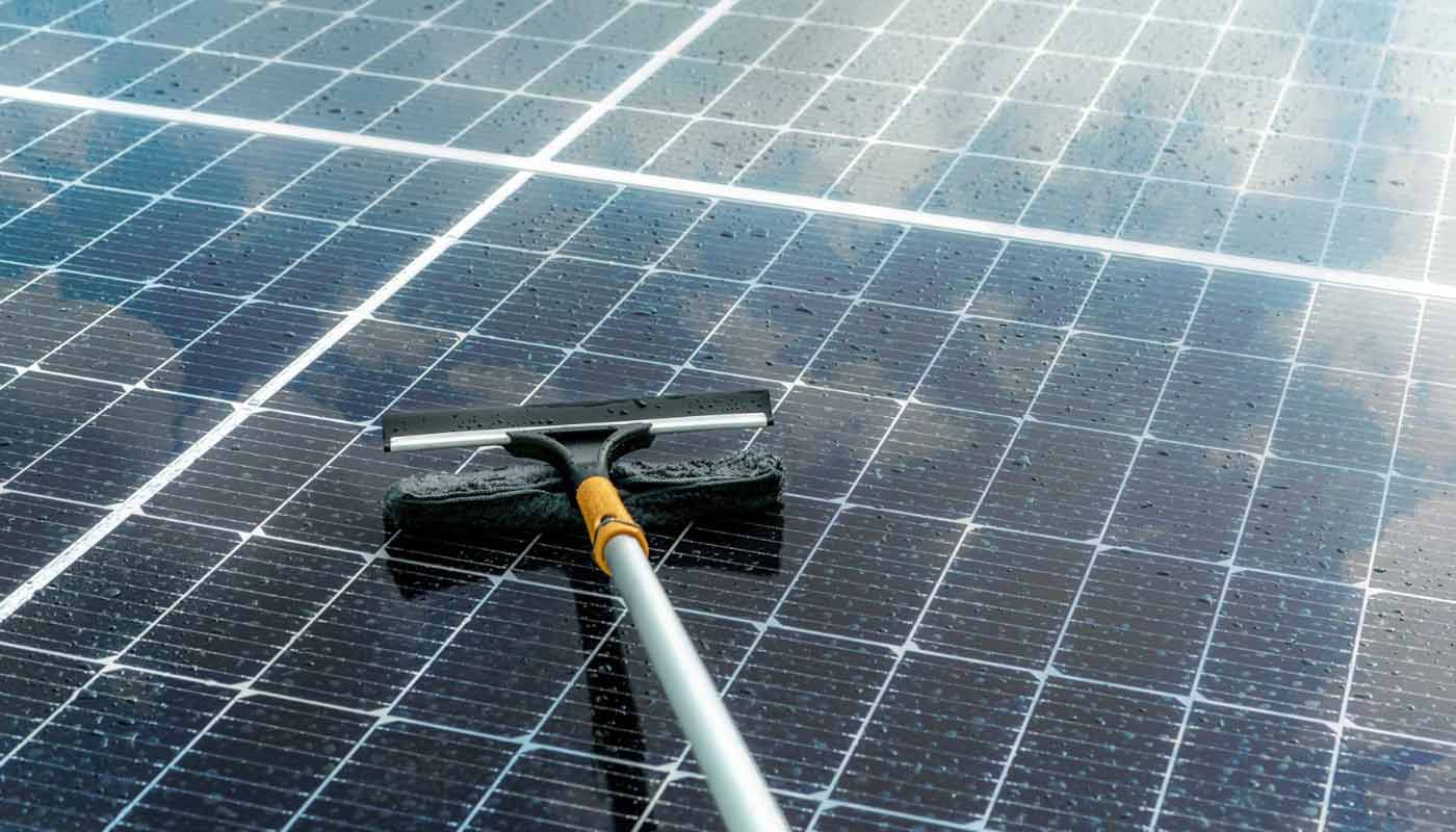 limpiar placas solares